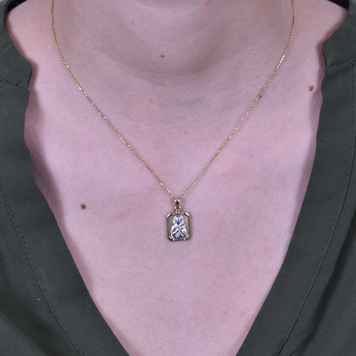 Δίχρωμο φυλαχτό Κ9 διπλής όψης